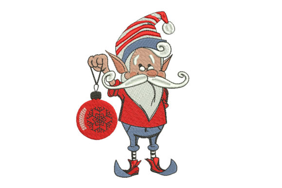 Gnome Christmas Embroidery