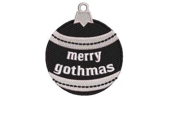 Merry Gothmas Bauble