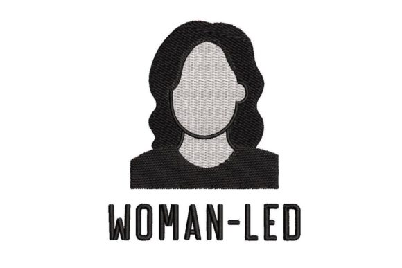 Woman Led: A Personalized Embroidery Design